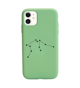 Kova Burcu (Aquario) Yıldız Haritası Tasarımlı Kılıf iPhone 11 