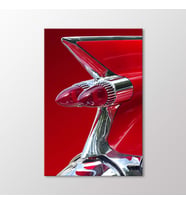 Arty Tablo Kırmızı Cadillac Tablo (Karışık)