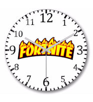 Fortnite Duvar Saati Bombeli Gercek Cam