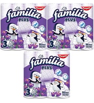 Familia Plus Tuvalet Kağıdı 3 Katlı 96 Lı Paket Sihirli Çiçekler (3pk*32)