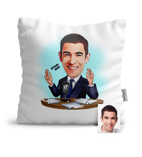 BK Gift Kişiye Özel Bay Spiker Karikatür  Yastık  1
