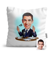 BK Gift Kişiye Özel Bay Spiker Karikatür  Yastık  1