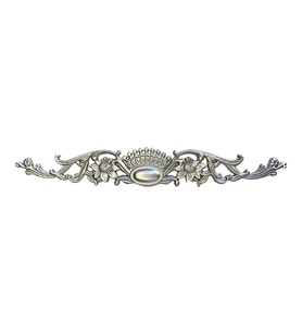 Decogold Küçük Kapı Tacı Dekoratif Motif Süsü Gümüş Dgm-35