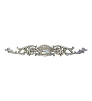 Decogold Küçük Kapı Tacı Dekoratif Motif Süsü Gümüş Dgm-35