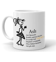 Kişiye Özel Karikatür Beyaz Kupa