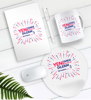 BK Gift Kişiye Özel Yeni İşinde Başarılar Dilerim Defter Kalem Kupa Mouse Pad Seti-6 (Model 1)
