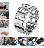 Chavin Çelik Erkek 29 Fonksiyonlu Multitool Bileklik eg62by