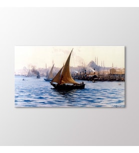 Arty Tablo Liman Galata Tablo (Karışık)