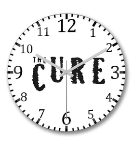 The Cure Duvar Saati Bombeli Gercek Cam