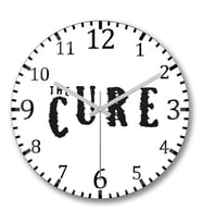 The Cure Duvar Saati Bombeli Gercek Cam