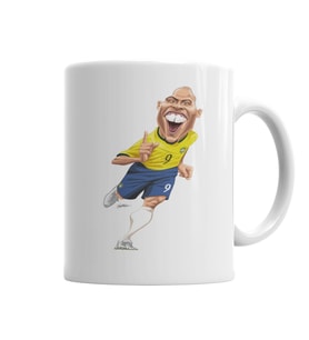 Futebol Raiz  Ronaldo Fenomeno Kupa Bardak Porselen