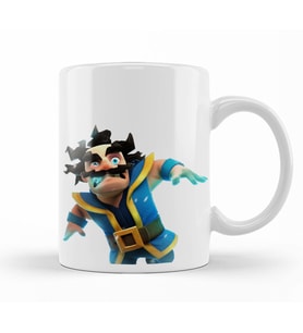 Wizard from Clash of Clans Kupa Bardak Porselen