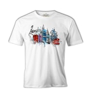 Londra - Kulübe Beyaz Erkek Tshirt