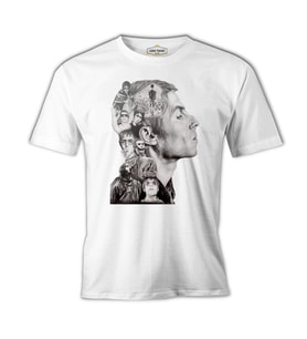 Liam Gallagher Beyaz Erkek Tshirt