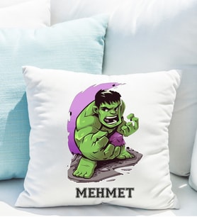 Marvel Hulk Yastığı Kişiye Özel