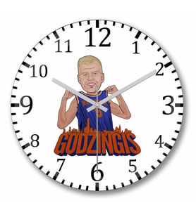 Godzingis Duvar Saati Bombeli Gercek Cam