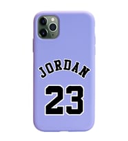 Iphone 11 Pro Max Air Jordan Tasarımlı Mor Lansman Telefon Kılıfı