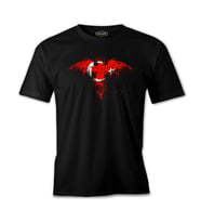 Kartal Ay Yıldız Siyah Erkek Tshirt