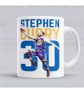 Golden State Warriors Stephen Curry Kupa Bardak Porselen