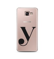 Samsung A7 (2016) Harf Tasarımlı Telefon Kılıfı Y-Harfi 
