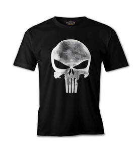 Punisher - Logo Siyah Erkek Tshirt