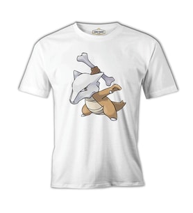 Pokemon - Marowak Beyaz Erkek Tshirt