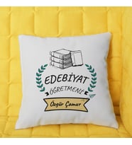 Edebiyat Öğretmeni Hediye Yastık