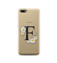 Papatya Harf Tasarım Süper Şeffaf Silikon Telefon Kılıfı Huawei Honor 7s-Y5 (201