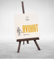 BK Gift Kişiye Özel Mesleki Avukat Şovaleli Doğal Taş  2
