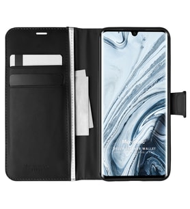 Microsonic Xiaomi Mi Note 10 Pro Kılıf Delux Leather Wallet Siyah