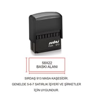 Sırdaş 913 Kişiye Özel Şirket Kaşesi