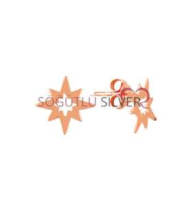 Söğütlü Silver Kutup Yıldızı Küpe