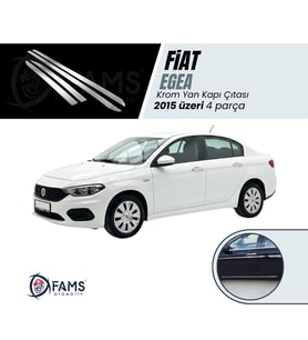 Fiat EGEA Krom Yan Kapı Çıtası 4 kapı 2015 ve üzeri Paslanmaz Çelik