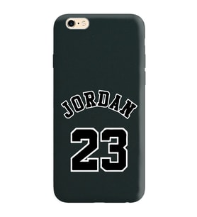 Iphone 6 Plus Air Jordan Tasarımlı Siyah Lansman Telefon Kılıfı