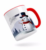 BK Gift Kişiye Özel Yılbaşı Mutlu Yıllar Kırmızı Kupa Bardak-19