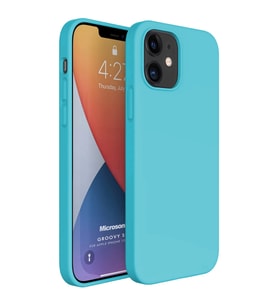 Microsonic Apple iPhone 12 Mini Kılıf Groovy Soft Turkuaz