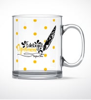 BK Gift Kişiye Özel Edebiyat Öğretmeni Cam Kupa Bardak - 1