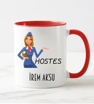 Hostes Kupa Bardağı Kırmızı