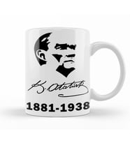 19 Mayıs Atatürk Kupa Bardak Porselen