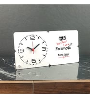 Paramedik Ahşap Masa Saati 003