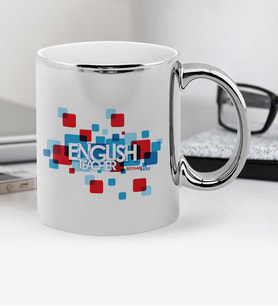 BK Gift Kişiye Özel İngilizce Öğretmeni Krom Kupa Bardak - 3