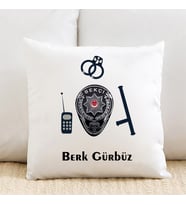 Bekçilere Özel İsimli Yastık