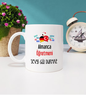 Almanca Öğretmeni Kupa Bardak