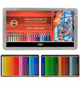 Koh-i-Noor Polycolor Kuru Boya Kalemi 72li Set 3827