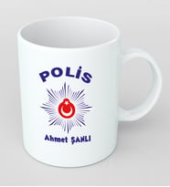 Kişiye Özel Özel Polis Kupa Bardak