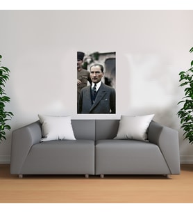 Atatürk Temalı Kanvas Tablo