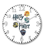 Harry Potteru6 Duvar Saati Bombeli Gercek Cam