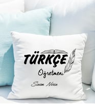 Türkçe Öğretmeni Yastığı Kişiye Özel