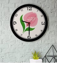 BK Gift Kişiye Özel En İyi Öğretmen Ahşap Duvar Saati-14 (Beyaz)