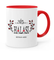 BK Gift Kişiye Özel Yılın En İyi Halası Kırmızı Kupa Bardak